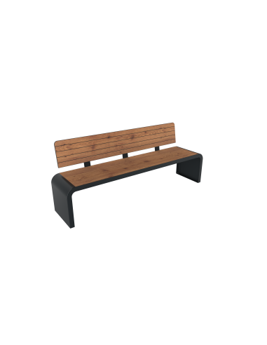 Banc New York HPL effet lames