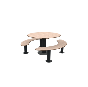 Table 6p Moka HPL modulaire