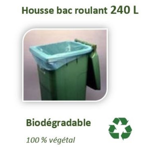 carton 100 Housses 240 L bio