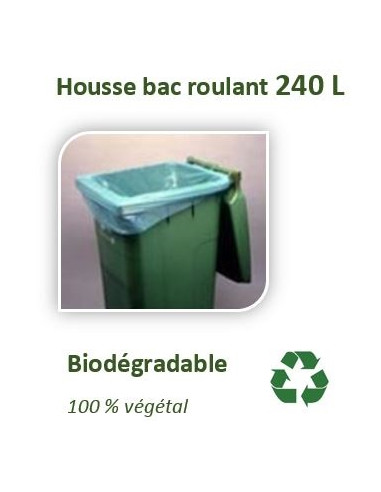 carton 100 Housses 240 L bio