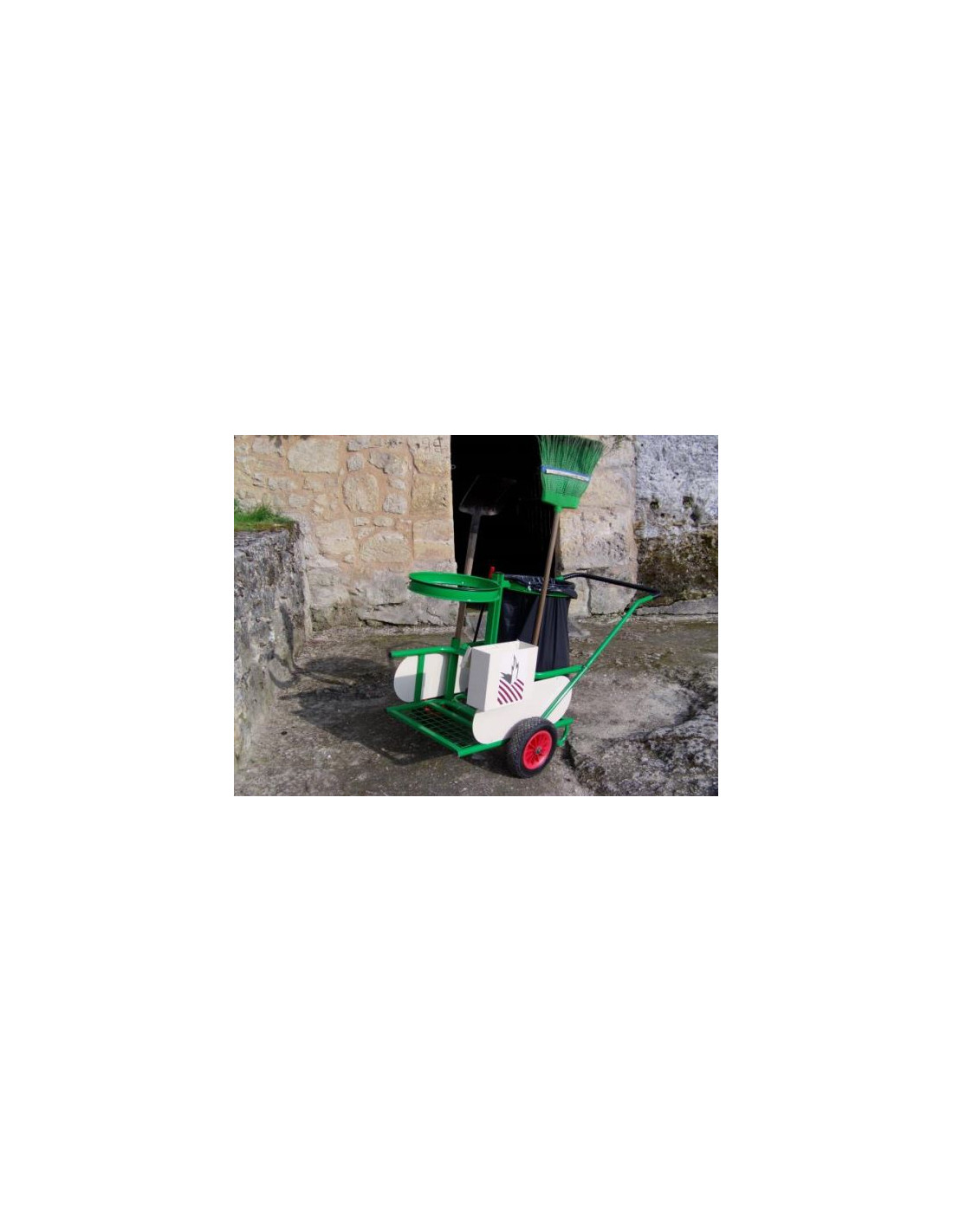 Chariot de cantonnier pour sac poubelle 150 litres - Mottez B064CSP