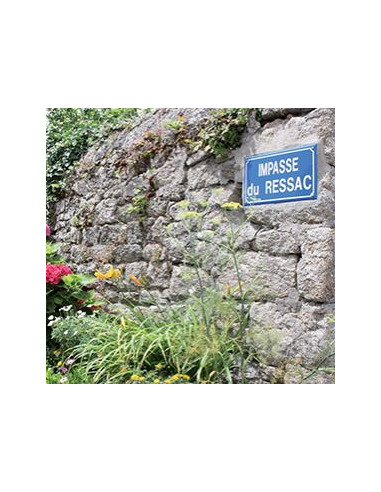 Plaque de rue email 500 x 300 murale